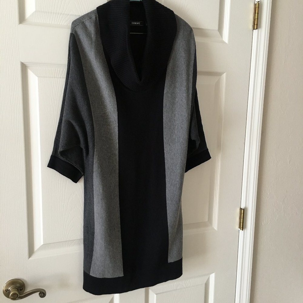 Color Block Sweater Dress